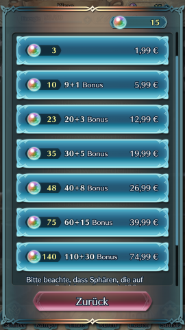 Fire Emblem Heroes auf einem iPhone 7 Plus (Screenshot: Golem.de)